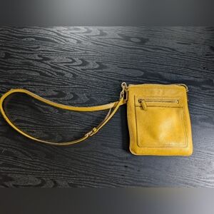 Yellow coach crossbody